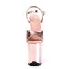Pleaser - FLAMINGO809 Sandale à bride à la cheville, Pole dance chaussures - Chaussures de pole dance - Rose/Couleur or Product image
